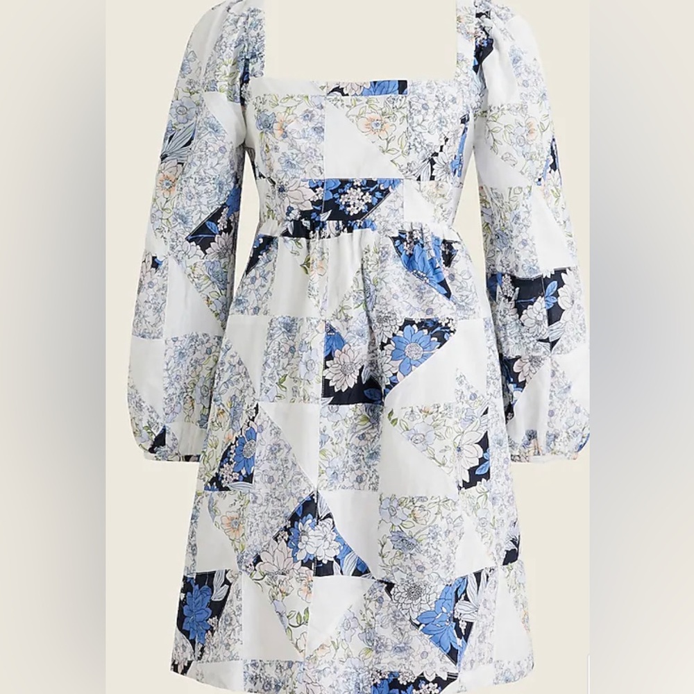 Jcrew Patchwork Mini Dress - image 1